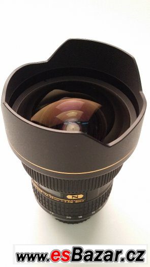 Prodám profi objektiv Nikon 14-24mm f2,8 AF-S G ED NIKKOR. – fotografie 1