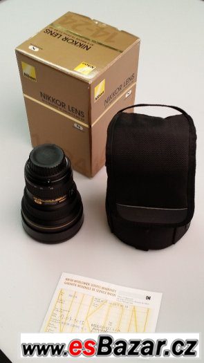 Prodám profi objektiv Nikon 14-24mm f2,8 AF-S G ED NIKKOR. – fotografie 2