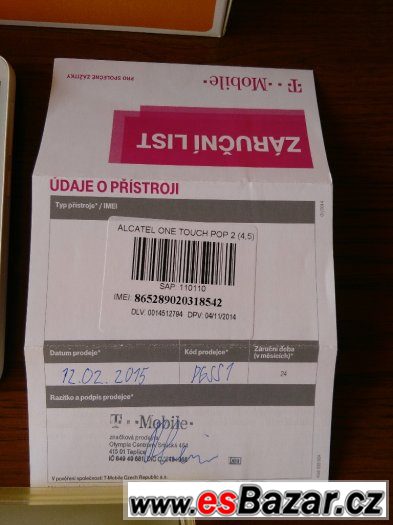 ALCATEL ONETOUCH POP 2 – fotografie 2