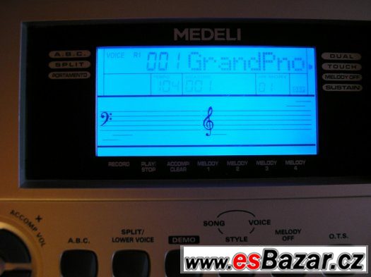 klávesy Medeli mc710 – fotografie 5