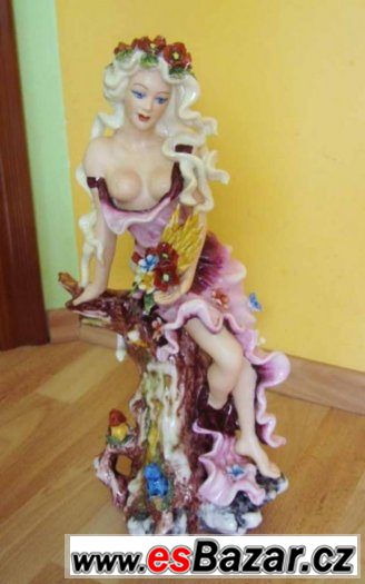 LÉTO - porcelánová soška vysoká 405mm -ALBA JULIA- – fotografie 1