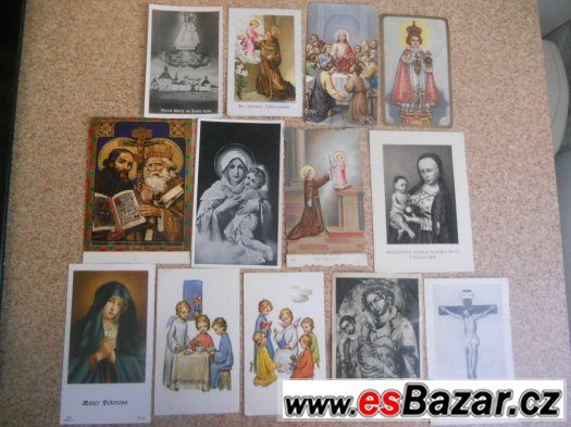 Sestava "obrázků svatých" 13Ks -1- – fotografie 1