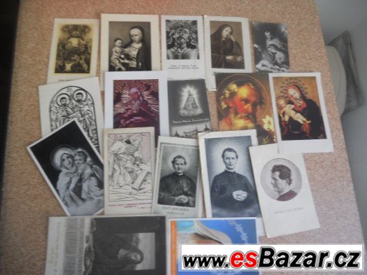 Sestava "obrázků svatých" 17ks -5- – fotografie 1