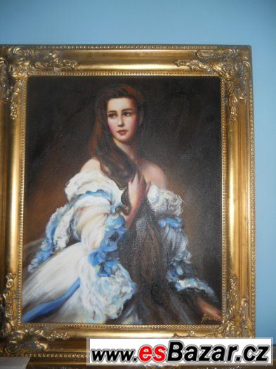Madame Rimsky Korsakov -  olej.na plátně - dř.rám 620x520mm – fotografie 1