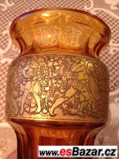 MOSER - starožitná váza r. 1920 – fotografie 4