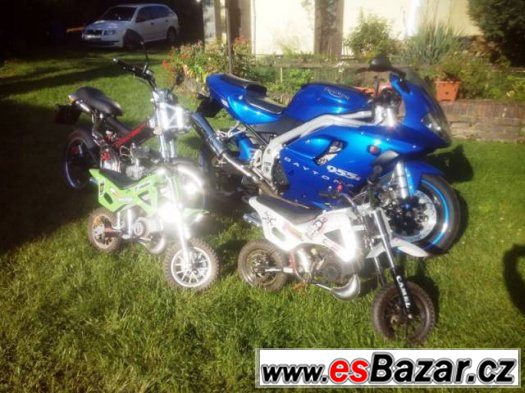 Prodám motorky Triumph, Sachs, Minicross – fotografie 1