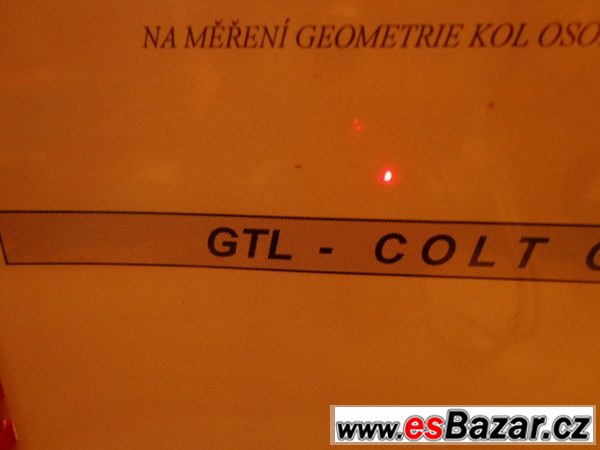 Laserová geometrie – fotografie 3