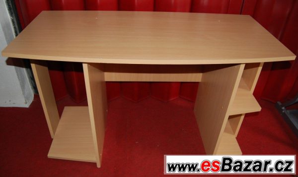 Stůl PC světlý buk 118x56cm – fotografie 1