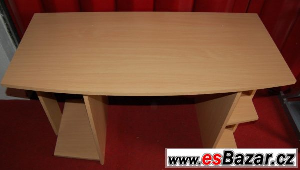Stůl PC světlý buk 118x56cm – fotografie 4
