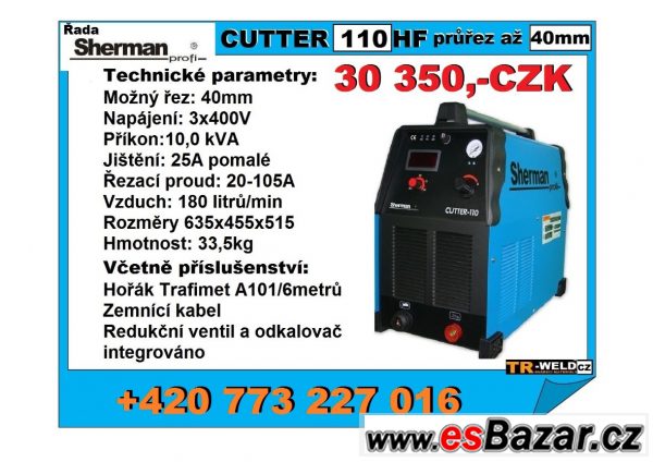 Plazma řezák kovu Cutter CUT- 110 H – fotografie 2