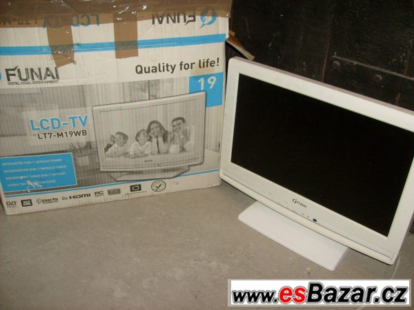 TV LCD 19" (48cm) Funai s DBV-T – fotografie 4