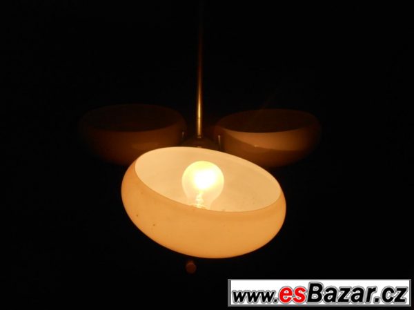 Starožitný trojramenný lustr/lampa – fotografie 4