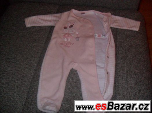 Fleesový celopropínací overálek, vel.3-6m (68).,zn.F&F,SLEVA – fotografie 4