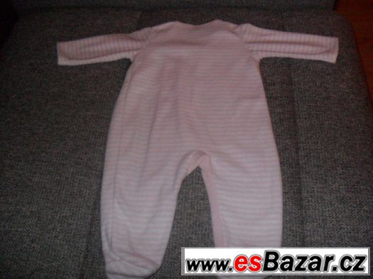 Fleesový celopropínací overálek, vel.3-6m (68).,zn.F&F,SLEVA – fotografie 5