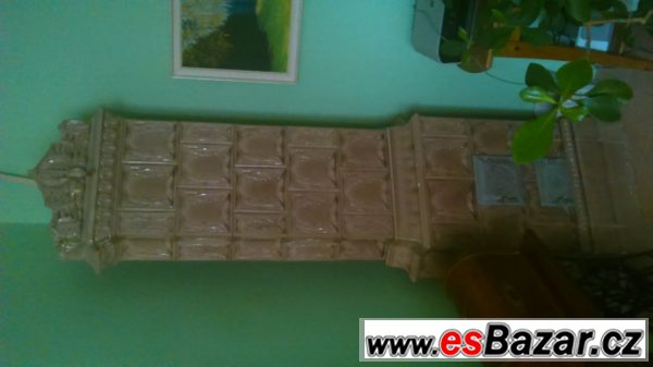 Stará kachlová kamna, funkční  – fotografie 1