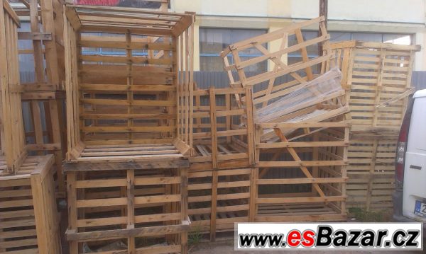 Prodám dřevěné palety a boxy – fotografie 2