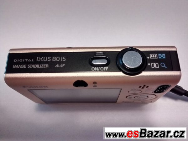 Prodám Canon IXUS 80 IS – fotografie 3