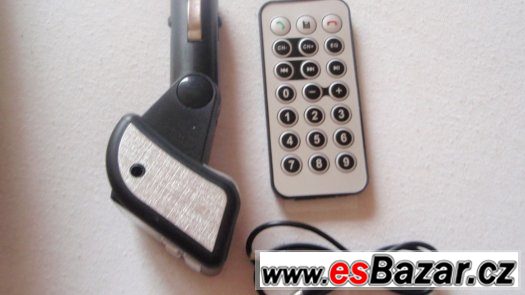 Bluetooth FM transmitter MP3 do auta s LCD 12V, nový – fotografie 2