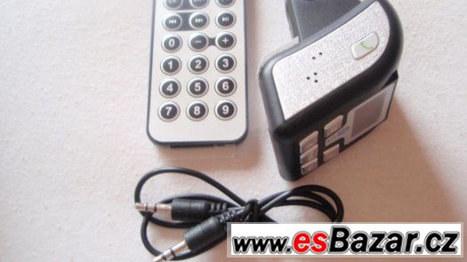 Bluetooth FM transmitter MP3 do auta s LCD 12V, nový – fotografie 4