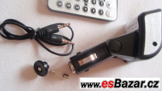 Bluetooth FM transmitter MP3 do auta s LCD 12V, nový – fotografie 5