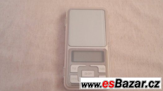 Kapesní digitalní váha přenosna 0.1g / 500g +3 baterie, nová – fotografie 2