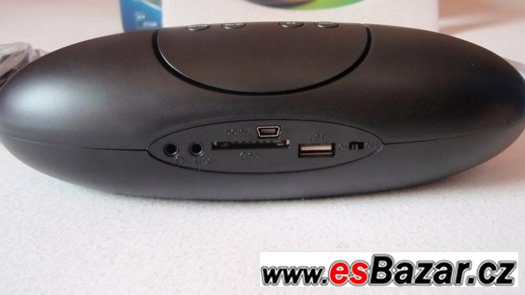 Přenosné aktivní MP3 reproduktory na USB, SD, 3,5 jack + FM – fotografie 3