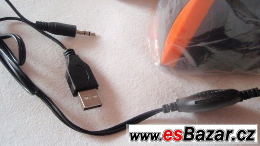 Přenosné reproduktory k notebooku 3,5 jack stereo 2.0 USB – fotografie 3