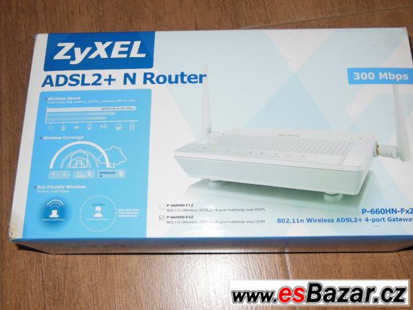 Zyxel P-660HN-FxZ ADSL2+ prodám  – fotografie 4