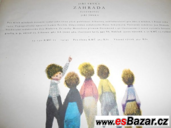 Zahrada - 1971 - napsal a ilustr. – fotografie 6