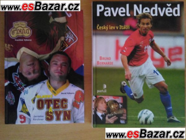 Knížky Pavel Nedvěd, Slavný otec a syn, Salt Lake City 2002 – fotografie 1