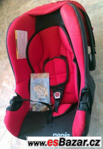 Nosítko dětské + autosedačka,Francie, 0-13kg, do 15 měs. – fotografie 1