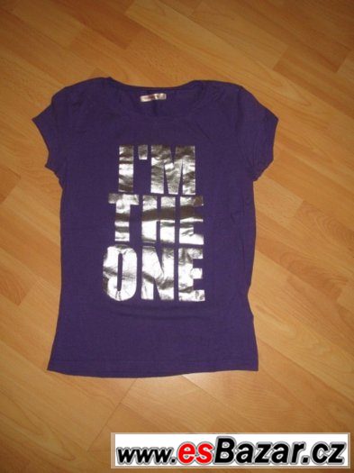 fialové tričko zn. Fishbone - vel. S – fotografie 1