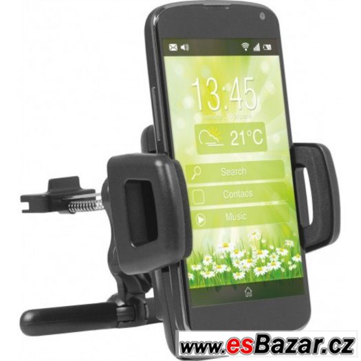 Držák na mobil, tablet do mřížky topení, na sklo auta, nový – fotografie 2