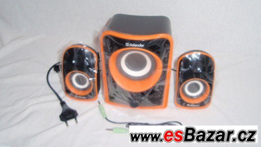 Reproduktory na 230V set 2.1, subwoofer + 2 satelity, nové – fotografie 2