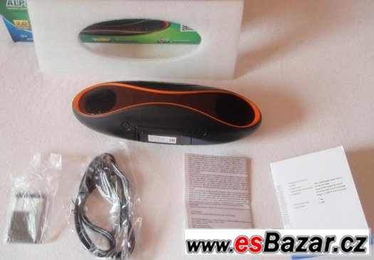 Přenosné aktivní MP3 reproduktory na USB, SD, 3,5 jack + FM – fotografie 1