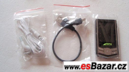Přenosný MP4/MP3 LCD přehrávač 2,5jack 8GB paměť nový – fotografie 1