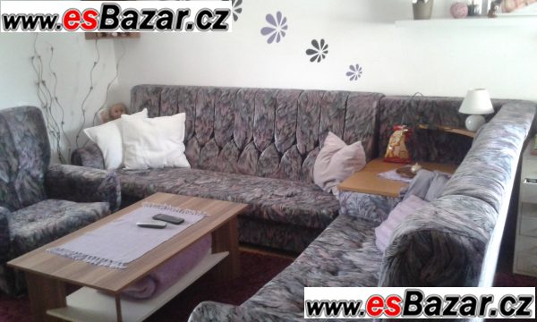 Rohová sedací souprava – fotografie 1