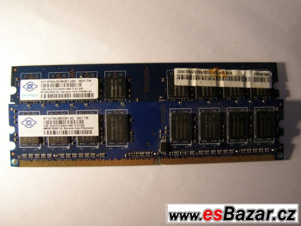 1 GB DDR1 ve všech frekvencích – fotografie 1