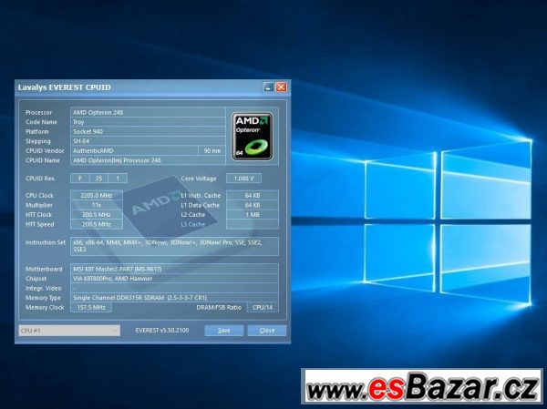 AMD Opteron 248 pro Socket 940 – fotografie 1