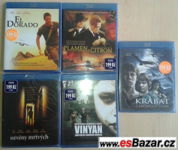 Prodám 5ks BLU-RAY filmů – fotografie 1