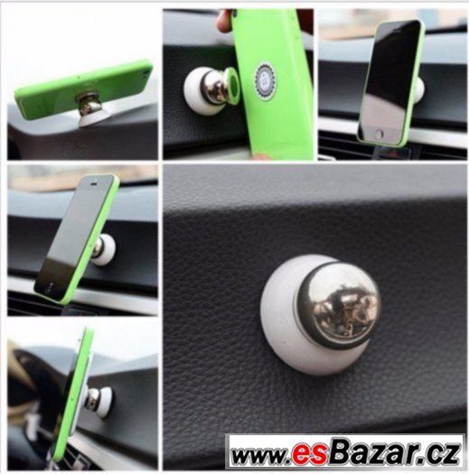 Magnetický držák mobilu, tabletu či navigace do 7´ do auta – fotografie 1