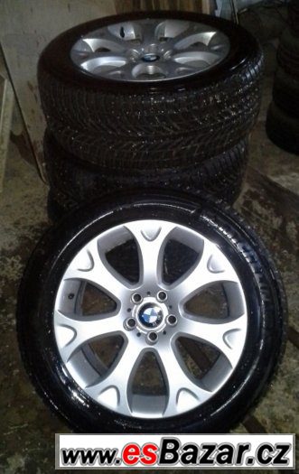 Prodám 4 ks MICHELIN pneu s orig. ALU BMW – fotografie 1