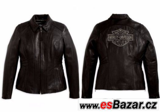 Kožená bunda Harley Davidson Cycle Diva Bling – fotografie 1