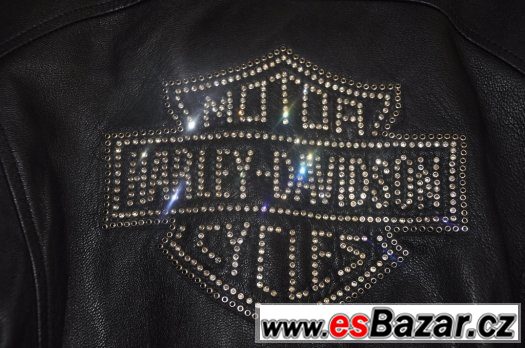 Kožená bunda Harley Davidson Cycle Diva Bling – fotografie 2