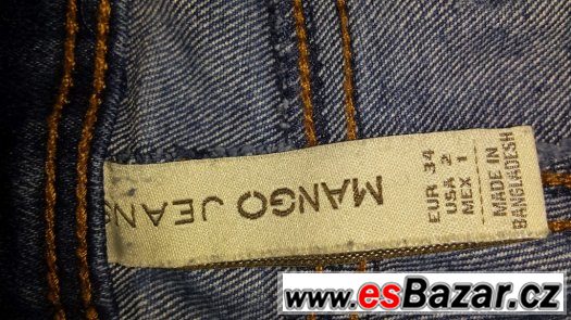 Bokové džíny Mango - XS – fotografie 3