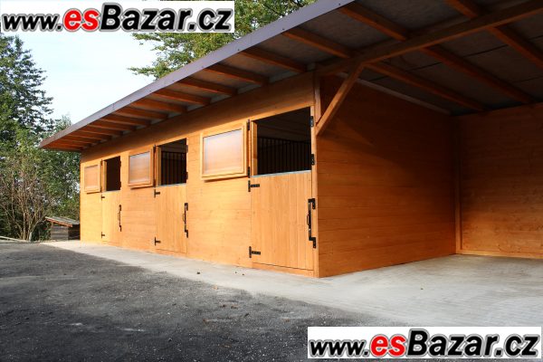 Venkovní boxy pro koně – fotografie 1
