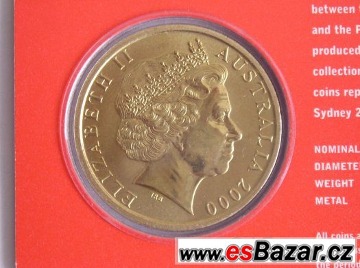 Nepoškozena paměťová medaile z OH SYDNEY r. 2000 – fotografie 4