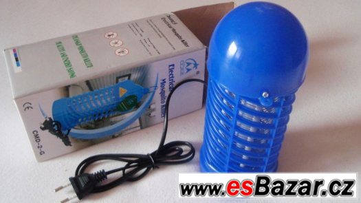 Lapač UV lampa mouch, komáru, vos apod. hmyzu do zásuvky – fotografie 1