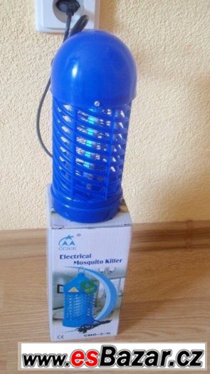 Lapač UV lampa mouch, komáru, vos apod. hmyzu do zásuvky – fotografie 3