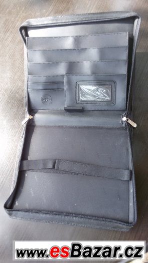 Kožené pouzdro na notebook org.DELL,černé. – fotografie 1